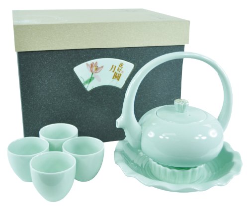 青花瓷茶具组