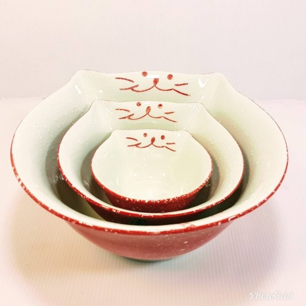 貓咪造型陶瓷碗